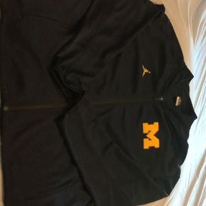 Jordan, Jumpman, University of Michigan, official team issue, full zip, Dri-Fit
